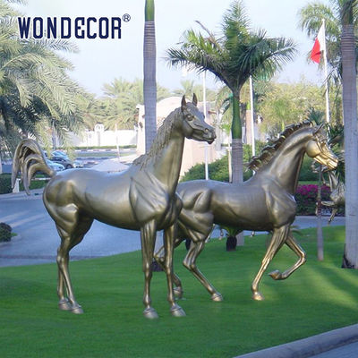 Life Size Lifelike Metal Animal Bronze English Thoroughbred Horse Statue