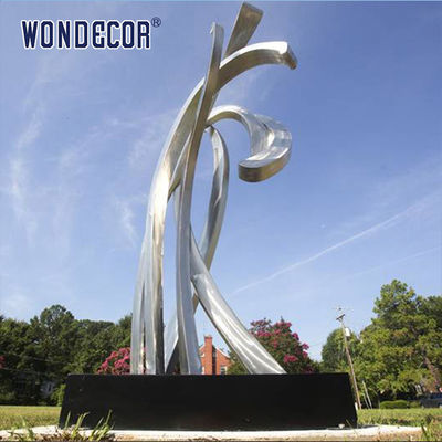 Large stainless steel abstract sculptures suitable for park squares