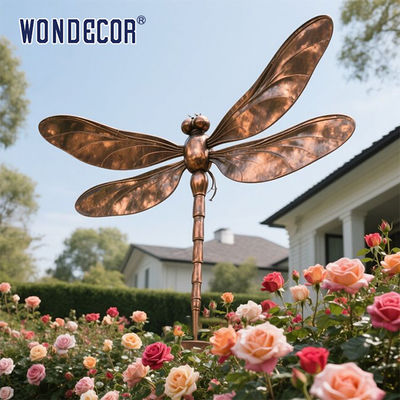 Insect Art Botanical Gardens Statue Bronze Dragonfly Sculpture