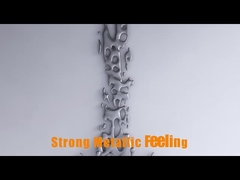 Cermin Selesai Patung Dinding Air Terjun Dekorasi Hotel Abstrak